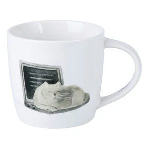 Biały porcelanowy kubek 400 ml Computer Cat – Maxwell & Williams