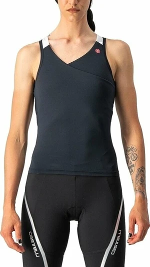 Castelli Solaris W Camiseta sin mangas Light Black/White L