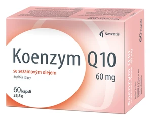 NOVENTIS Koenzym Q10 60 mg se sezamovým olejem 60 kapslí