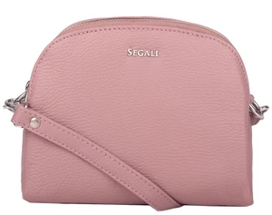 SEGALI Dámská kožená crossbody kabelka 12 Cameo Rose