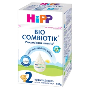 HIPP 2 BIO Combiotik Pokračovacie dojčenské mlieko od 6 - 12 mesiacov 500 g