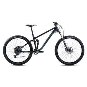 Celoodpružené kolo Ghost Kato FS Essential 27.5 - model 2024  S (15,5", 164-172 cm)  Black/Green Matt