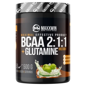 MAXXWIN BCAA + Glutamine zelené jablko 500 g