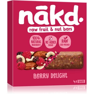 nākd. Berry Delight ovocná tyčinka s orechmi 4x35 g