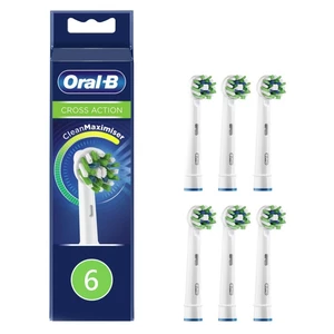 Oral-B EB 50-6 CrossAction náhradní hlavice s Technologií CleanMaximiser, 6 ks