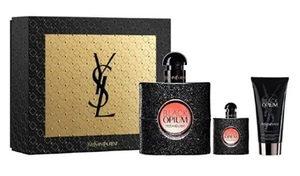 YVES SAINT LAURENT BLACK OPIUM parfumovaná voda 50 ml + parfumovaná voda 7,5 ml + telové mlieko 50ml