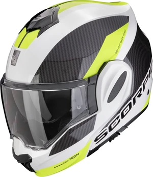 Scorpion EXO-TECH EVO TEAM White/Neon Yellow M Casque