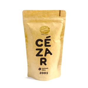 Káva Zlaté Zrnko - Cézar (Směs 75% arabika a 25% robusta) - "KLASICKÝ" 1 kg MLETÁ: Mletí na domácí espresso kávovar a zalévání - turka (jemné)