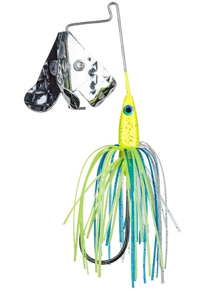 Strike king třpytka tri-wing buzz king chartreuse blue 3,5 g