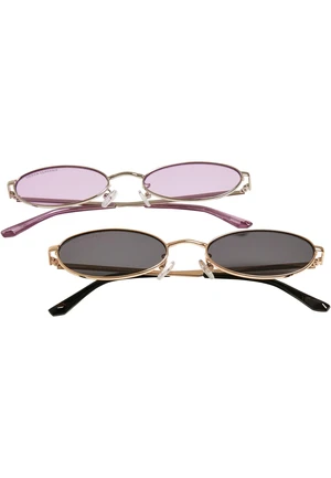 Sunglasses Palma 2-Pack Gold/Black+Silver/Lilac