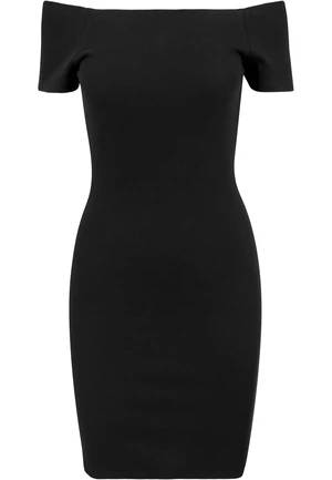 Women's dress with off shoulder black