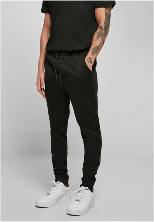 Side Zipper Tech Fleece Jogger Black