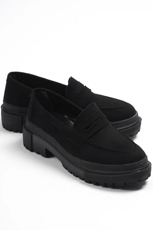 Capone Outfitters Loafer Shoes - Black - Flat