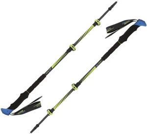 Viking Carbo Lite Black/Lime 65 - 135 cm Bastones de trekking