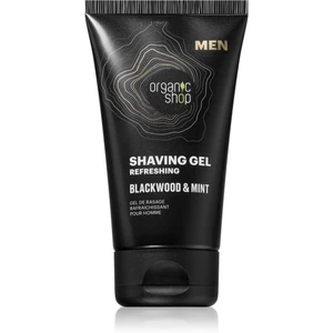 Organic Shop Men Blackwood & Mint gel na holení s osvěžujícím účinkem 150 ml