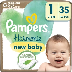 Pampers Harmonie Size 1 jednorázové pleny 2-5 kg 35 ks