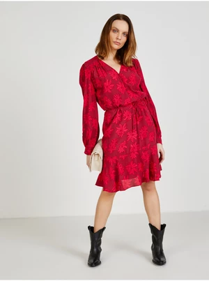 Red Women's Patterned Wrap Dress Tommy Hilfiger