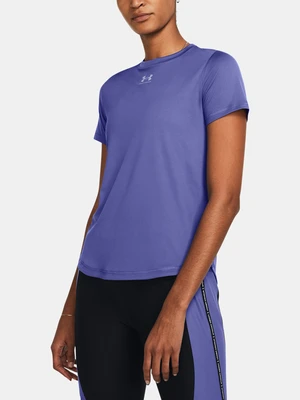 Under Armour UA W's Ch. Pro Train SS Black and Purple Women's Sports T-Shirt