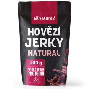 ALLNATURE Beef natural Jerky sušené maso 100 g