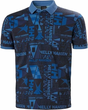 Helly Hansen Men's Newport Polo Tričko Ocean Burgee Aop S