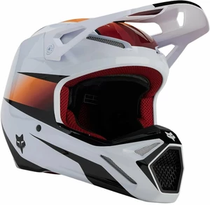 FOX V1 Flora Helmet White/Black L Helm