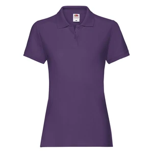 Purple Polo Fruit of the Loom