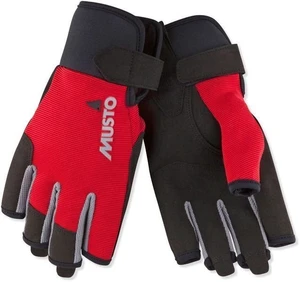 Musto Essential Sailing Short Finger True Red S Handschuhe