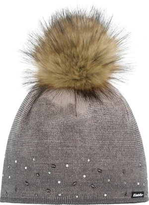 Eisbär Dip Dye Lux Crystal Womens Beanie Brushed Silver/Black/Real UNI Gorro