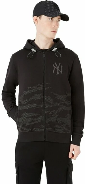 New York Yankees MLB Reflect Camo FZ Black M Felpa