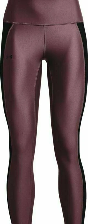 Under Armour HeatGear Armour Panel Ankle Leggings Plum/Black L Pantaloni / leggings da corsa