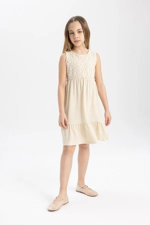 DEFACTO Girls' Sleeveless Dress