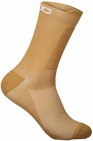 POC Lithe MTB Mid Sock Aragonite Brown S Chaussettes de cyclisme