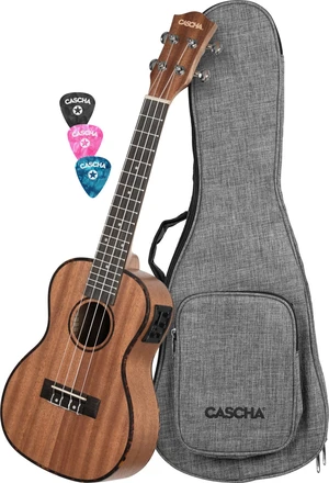 Cascha HH2035EL Mahogany LH Set Koncert ukulele