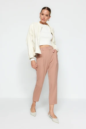 Trendyol Mink Carrot Woven Trousers