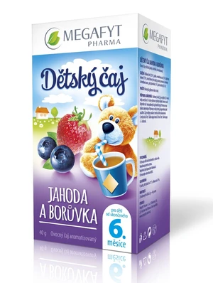 Megafyt Dětský čaj Jahoda a borůvka 20x2 g