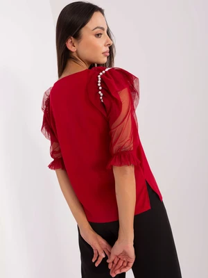 Blouse-LK-BZ-506682.26P-burgundy