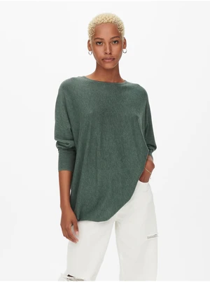 Green lightweight brindle sweater ONLY Alona - Women