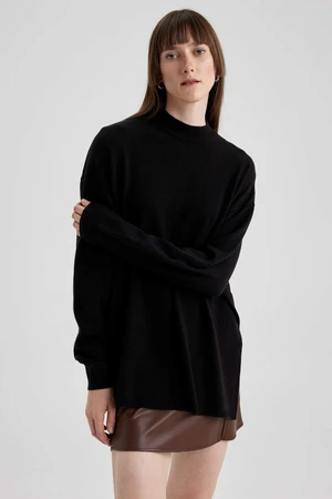 DEFACTO Relax Fit Half Turtleneck Tunic