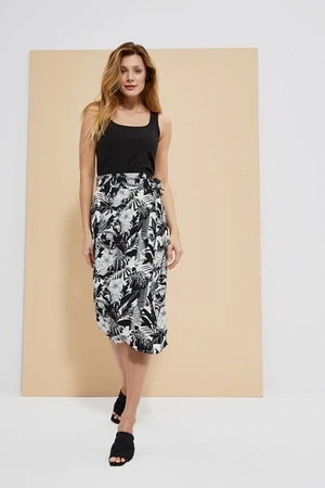 Skirt with floral print