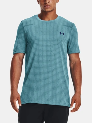 Under Armour T-Shirt UA Seamless Grid SS-BLU - Men