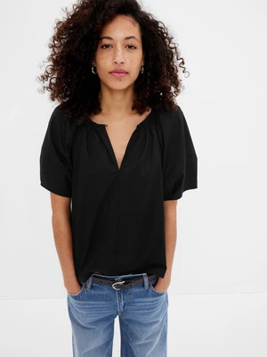 GAP Cotton Blouse Short Sleeve - Women