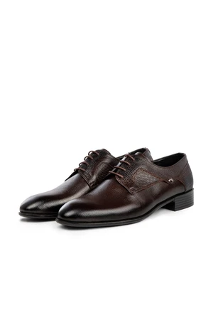 Ducavelli Sace Genuine Leather Men's Classic Shoes, Derby Classic Shoes, Lace-Up Classic Shoes.