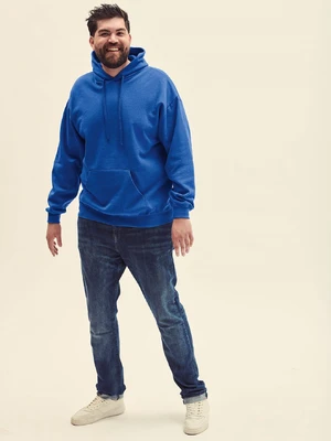 Blue Men's Hooded Sweat Fruit of the Loom