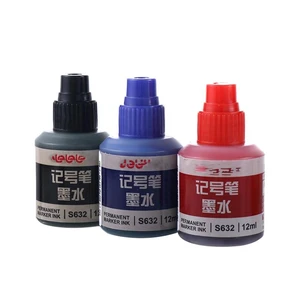 Waterproof Instantly Dry Oil Ink Black Red Blue Marker Pens Refill Ink Paint Pen Ink Marker Pens Ink Graffiti Pen Ink