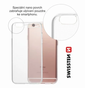 Pouzdro Swissten Clear Jelly pro Apple iPhone XS/X, transparentní