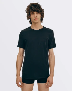 Organic Basics Core Slim Tee 2-Pack Black / Black XL