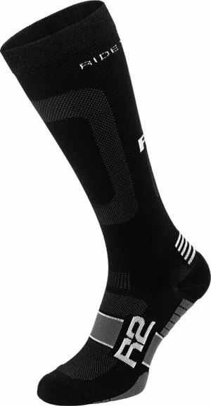 R2 Power Bike Socks Black/White M Skarpety kolarskie