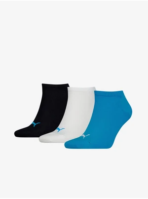 3PACK socks Puma multicolored