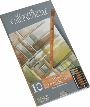 Creta Color 40020 Coffret crayons d'artiste 10 pièces