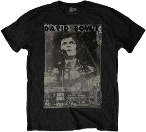 David Bowie Maglietta Ziggy Unisex Black XL